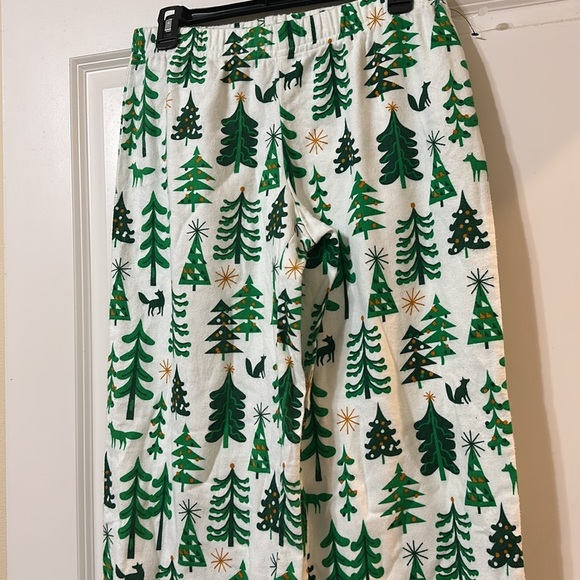 Nordstrom Flannel Christmas Tree Women’s Pajama Pants, Size Small - Picture 3 of 11